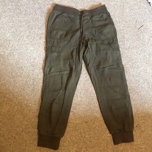 Green cargo pants